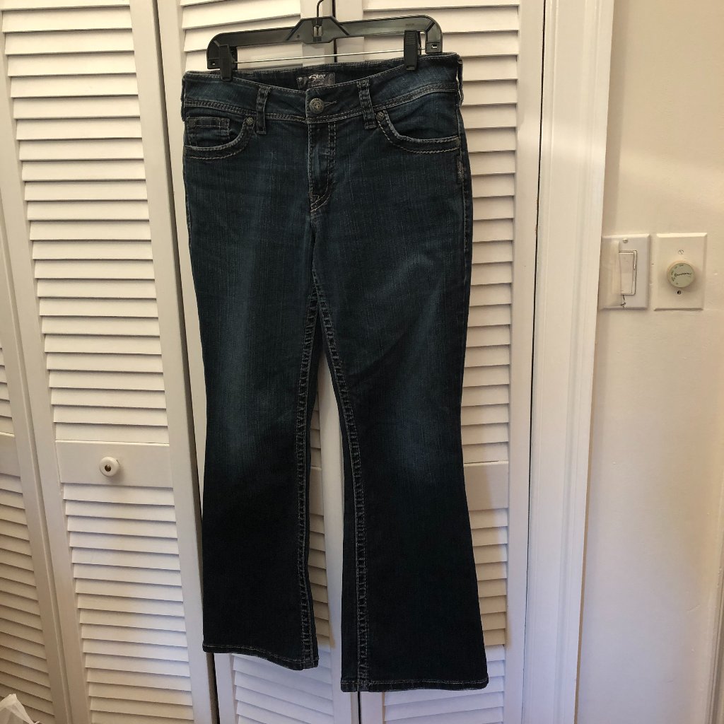 Silver Suki Surplus Men Flare Jeans 31